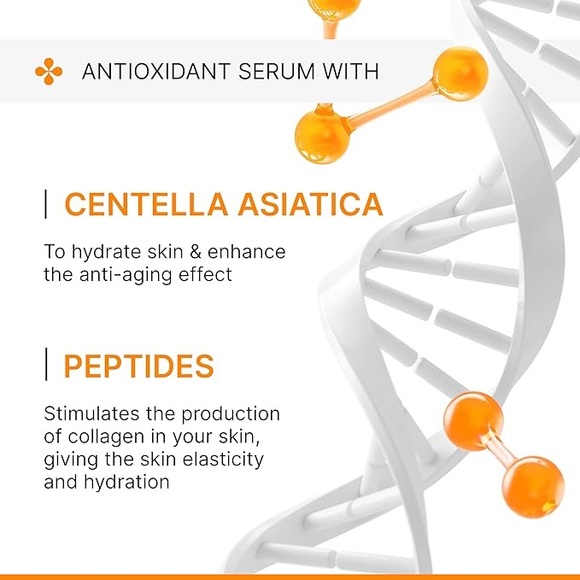 New Advanced Vitamin C Serum for Face with Hyaluronic Acid 1oz - Picture 3 of 6